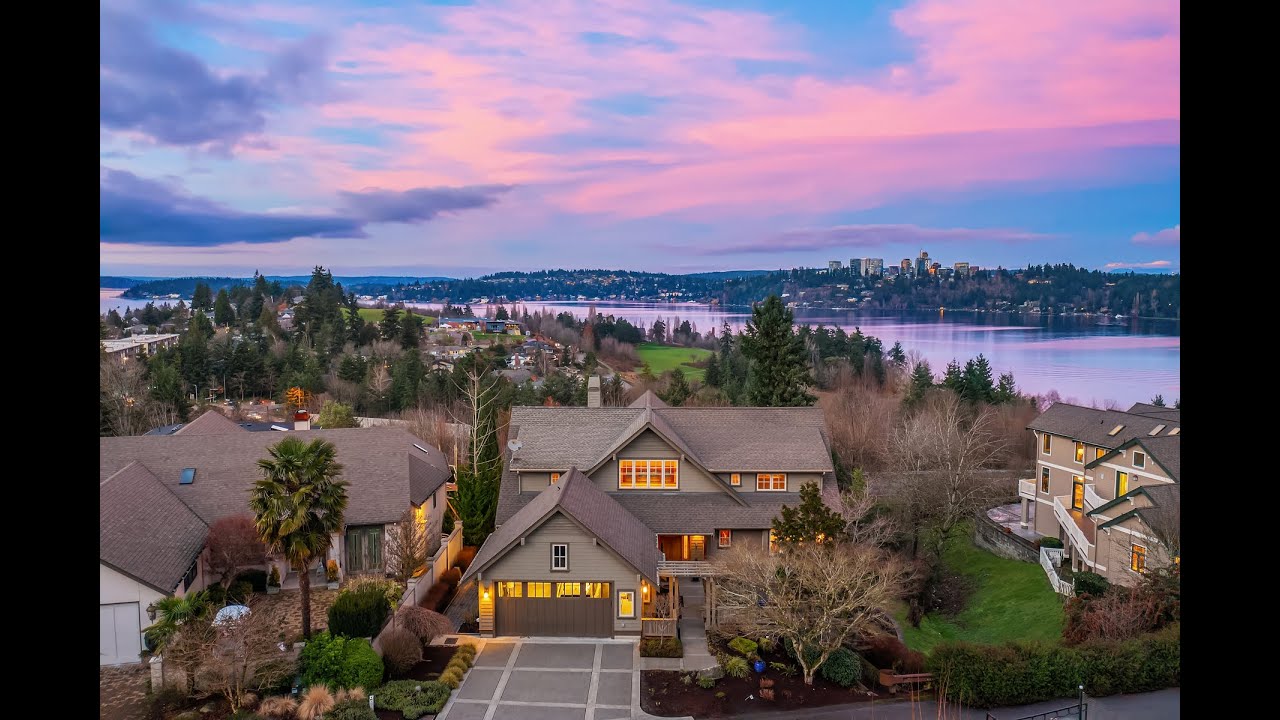 Northwest Style & Views in an Ideal Mercer Island Locale