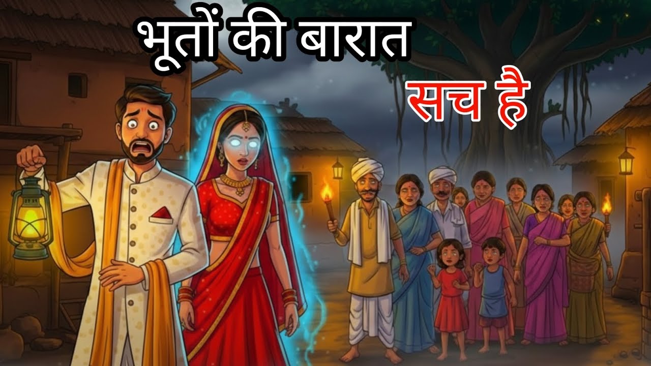 7 बजे के बाद बाहर मत निकलना… 😱 | भूतों की बारात | Village Horror Story 2026