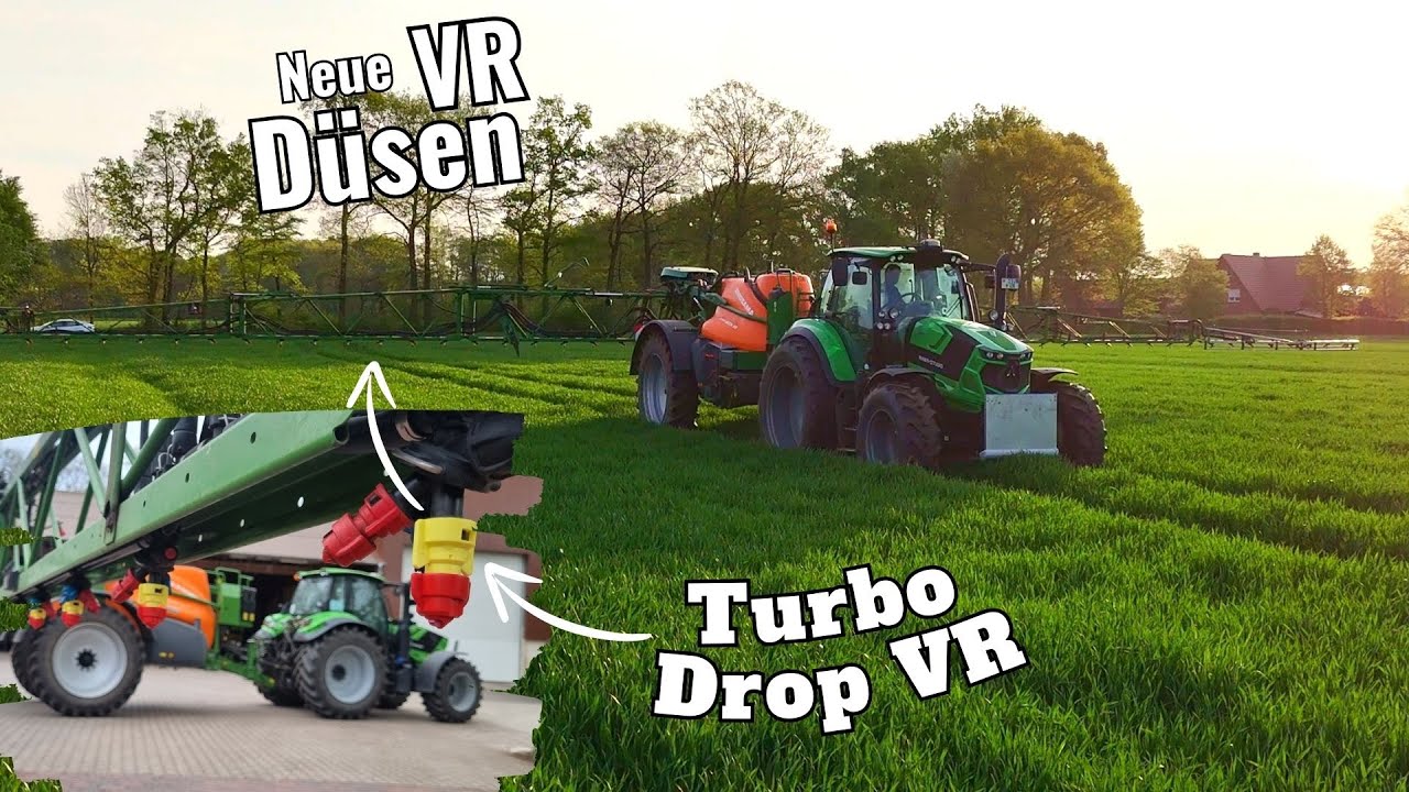 Neue Düsen für die Amazone UX 4200 / Agrotop TurboDrop VR / Teilflächenspezifisch Spritzen