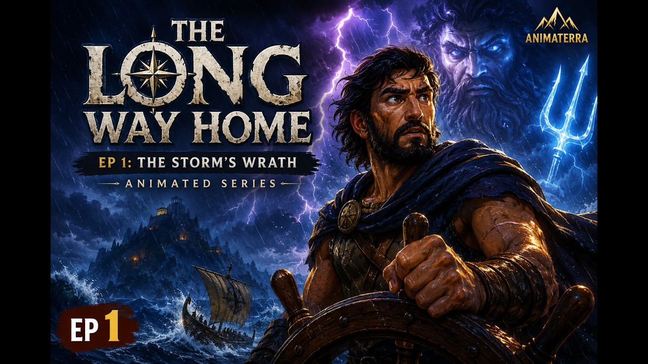 The LONG WAY HOME Ep 1: The Storm's Wrath | Animated Series | Animaterra