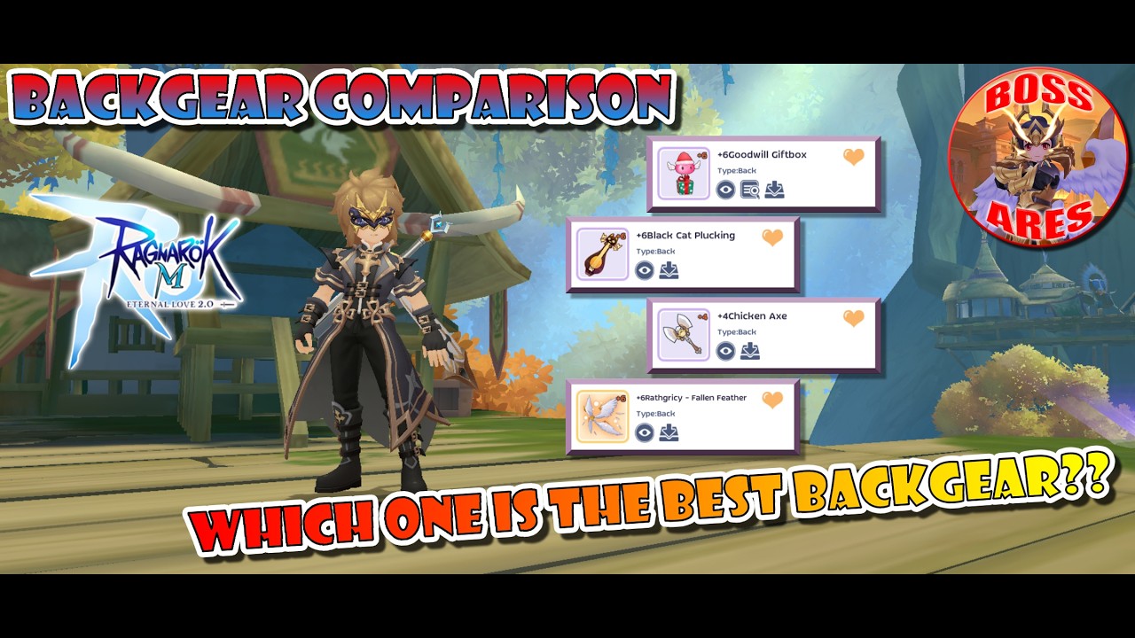 Ragnarok M Eternal Love | Best Backgear Comparison | Damage Test #rmcl #ragnarok #ragnarokmobile