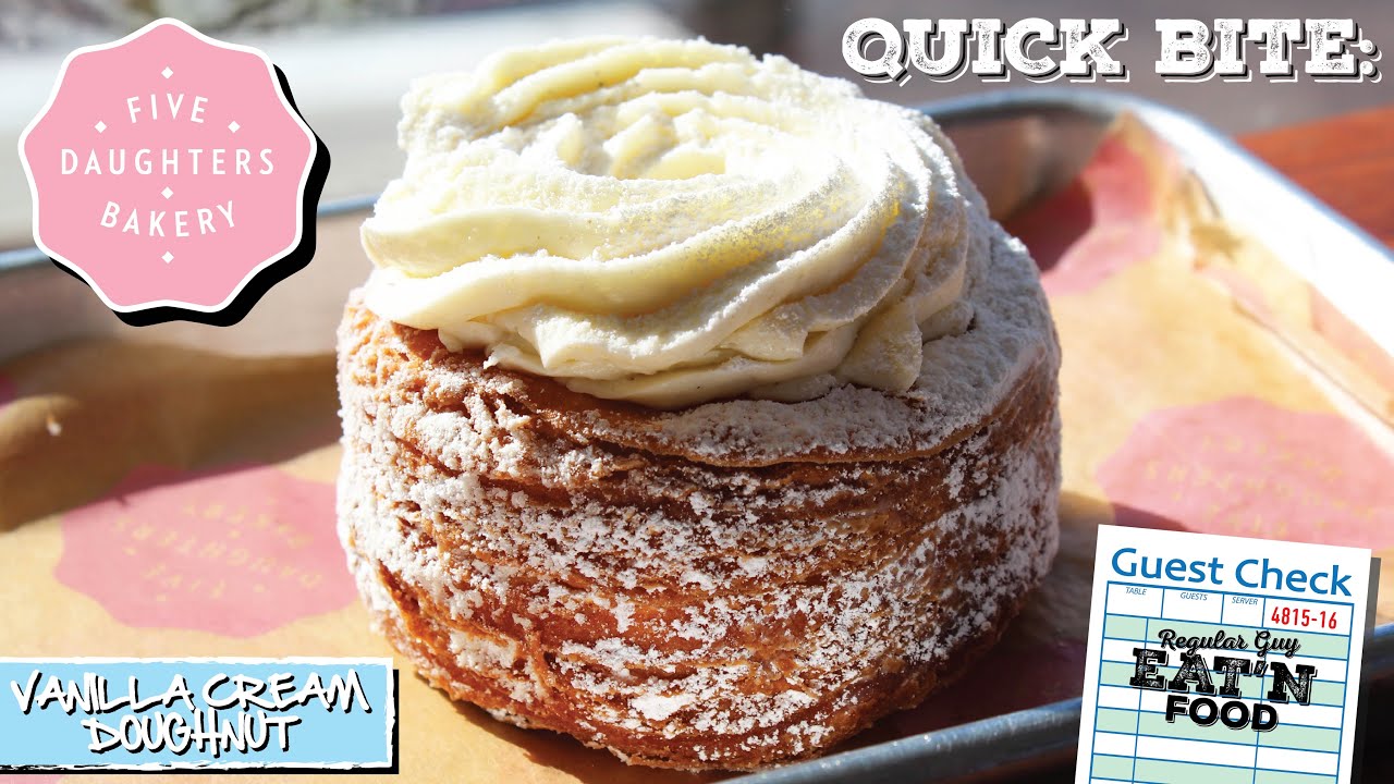 Quick Bite: Five Daughter's Bakery - Vanilla Cream Doughnut