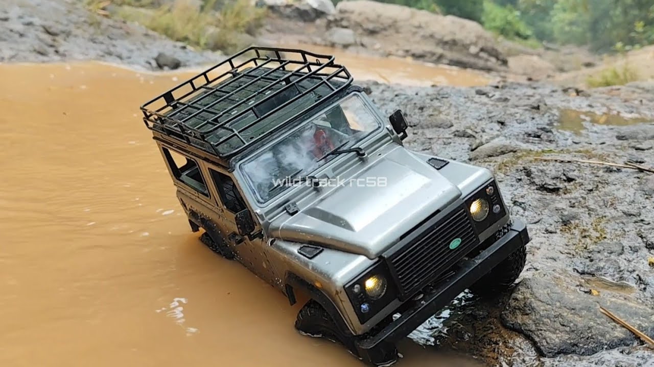 🔥It was so scary that the jeep that was exploring nature overturned‼️wild track rc58