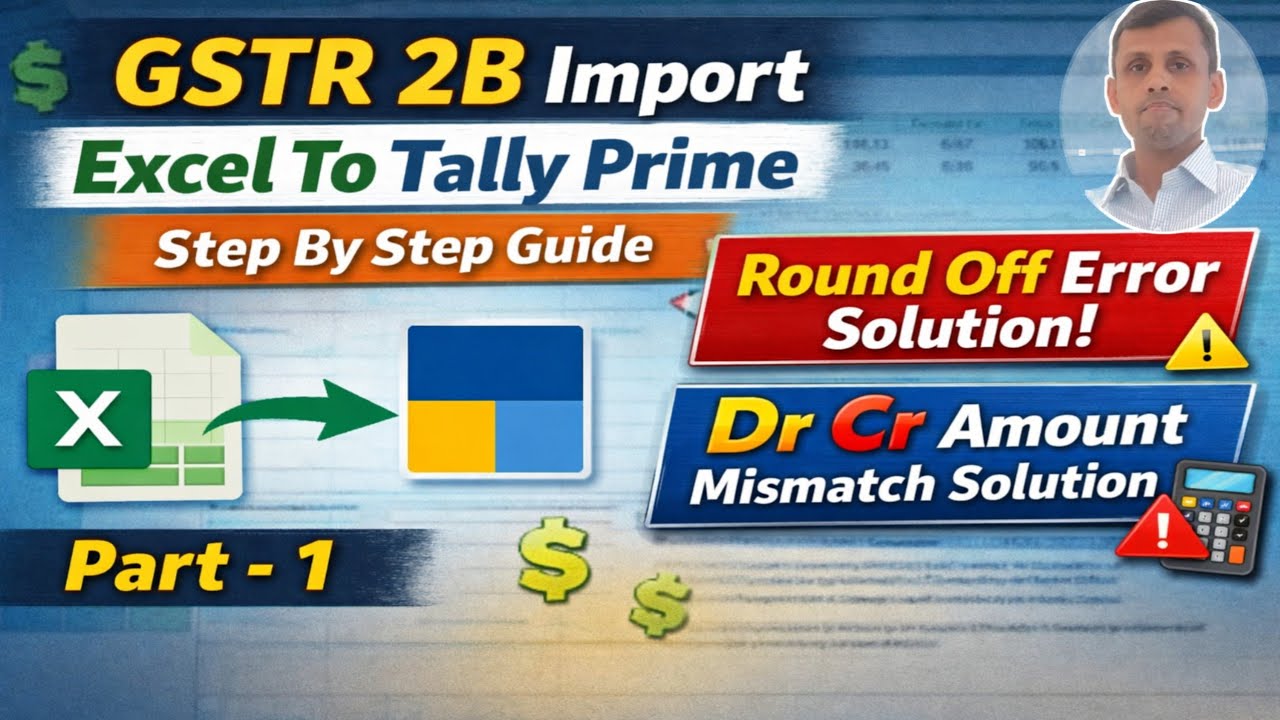 gstr 2b import excel to tally prime 7.0