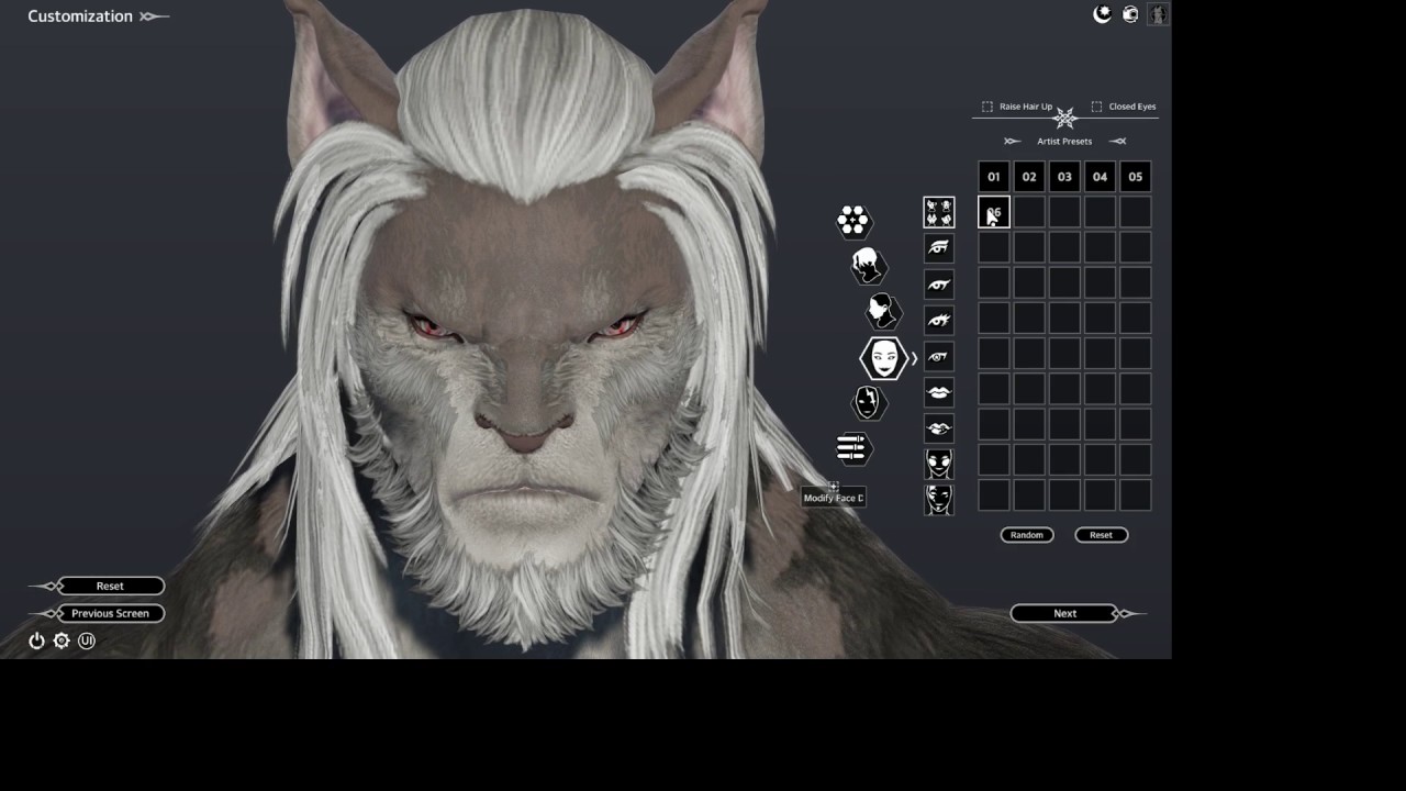 Bless Online - Pantera Character Creation (Rylaufien)