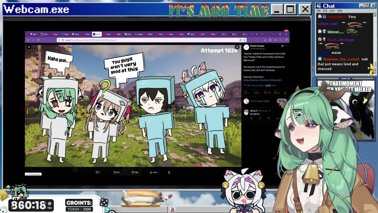 Filian And Crelly Reviews Minecraft Fan Art