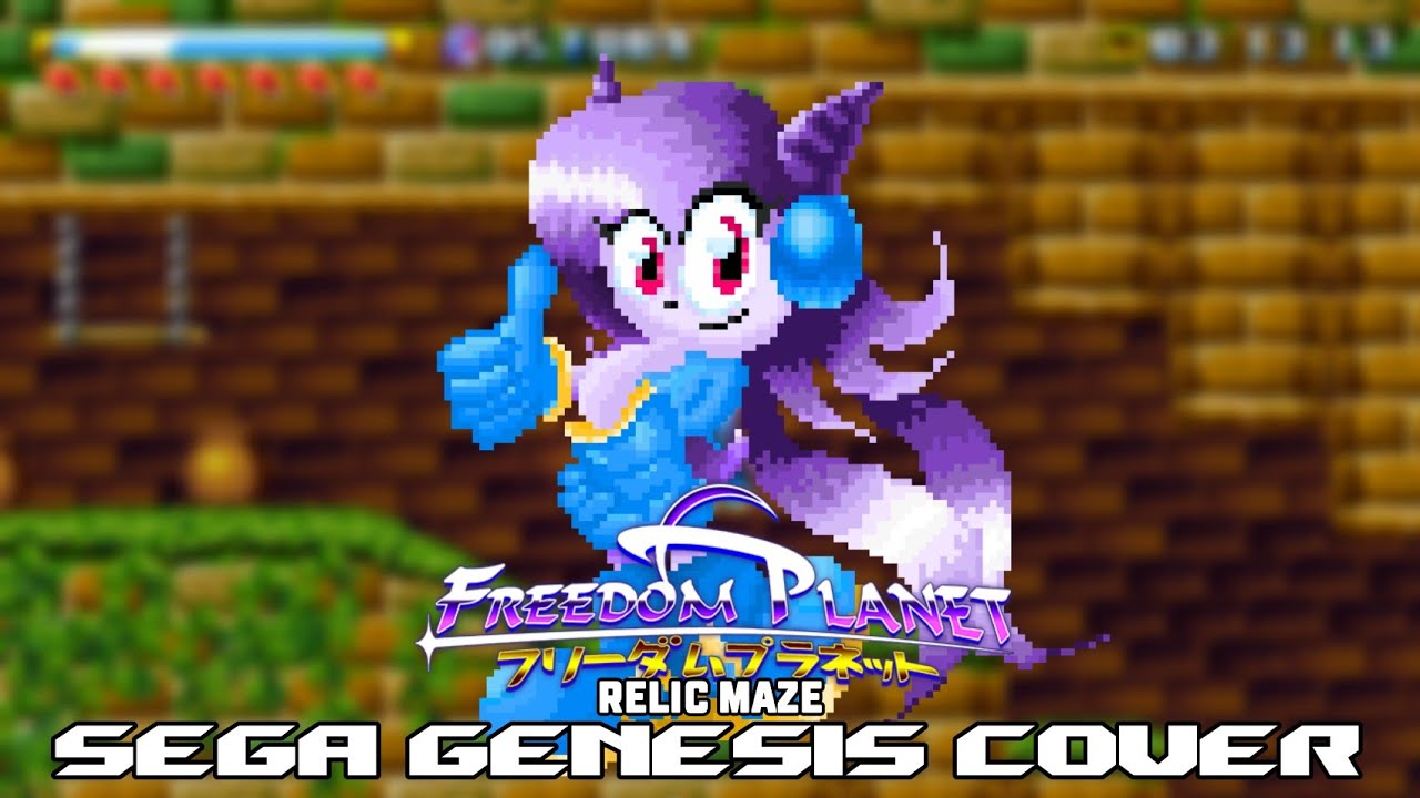 Freedom Planet - Relic Maze 1 Sega Genesis Cover