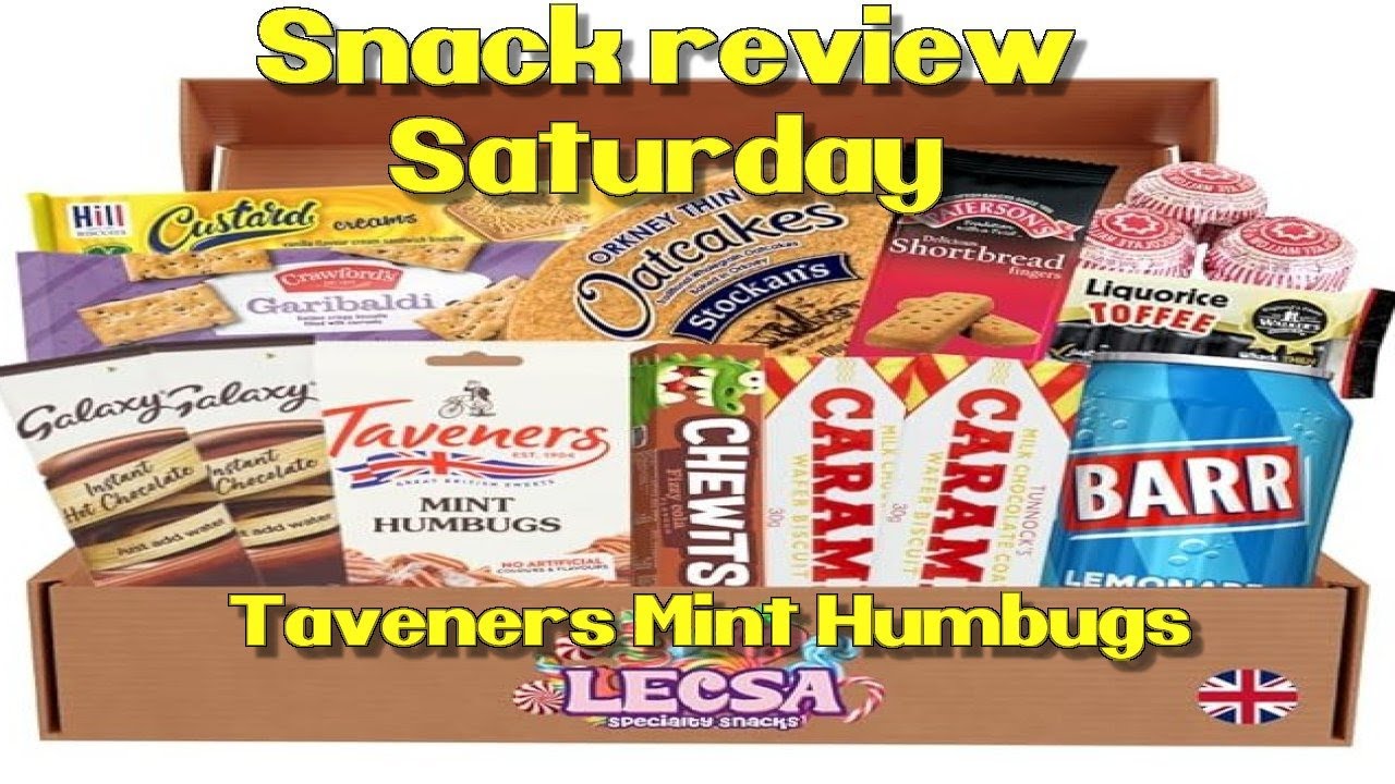 NITNSE Reviews: British snack box Taveners Mint Humbugs