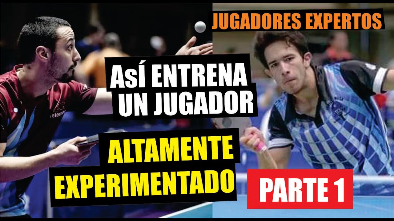 Como entrenan jugadores nivel avanzado | TENIS DE MESA | PARTE 1