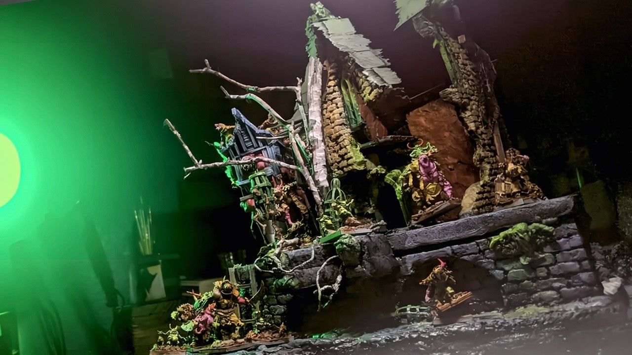 Mordheim Diorama: Scratch-Building My First Warband Home (Start to Finish)