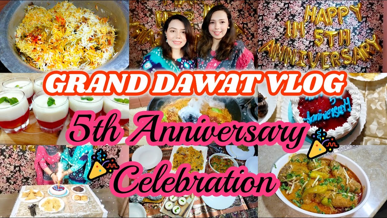 Grand DAWAT Vlog ❤ 5th Anniversary Celebration 🎉| Bus Allah pe tawaqqal rakhe tu safar asan hojayega