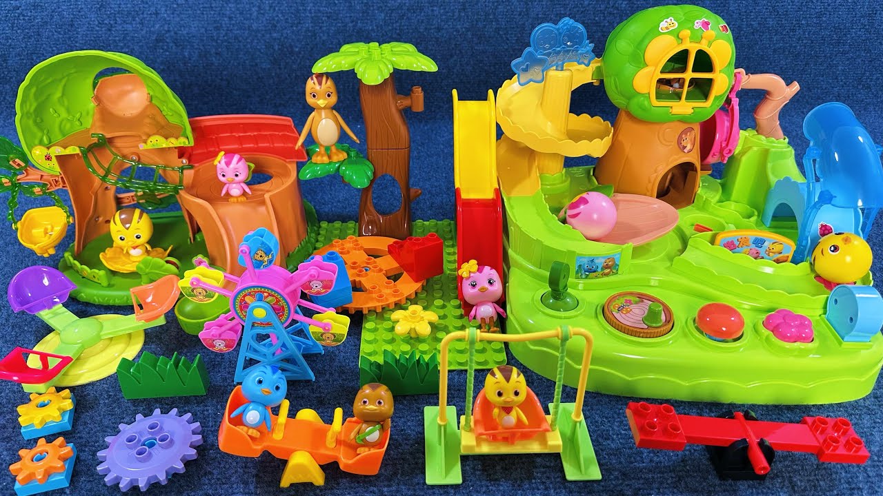 8 Minutes Satisfying with Unboxing Adventurous Chick Squad Playground Challenge ASMR | Review Toys