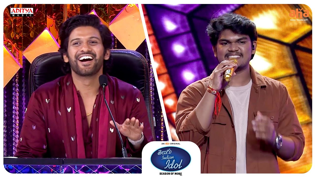 Telugu Indian Idol S3 | Something Something Song by Bharath Raj | Naveen Polishetty, Thaman, Karthik