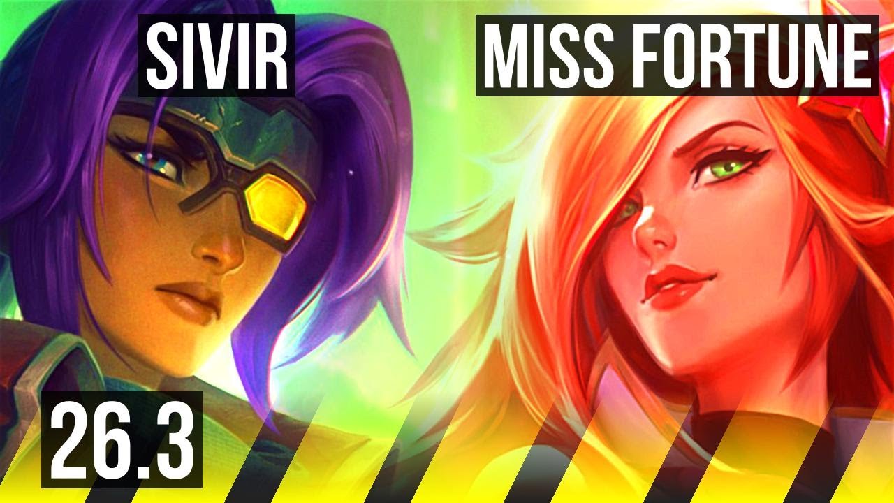 SIVIR & Pyke vs MISS FORTUNE & Rakan (ADC) | 48K damage | EUW Master | 26.3