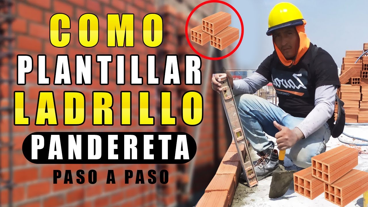 Como Plantillar Ladrillo Pandereta (Paso a Paso)