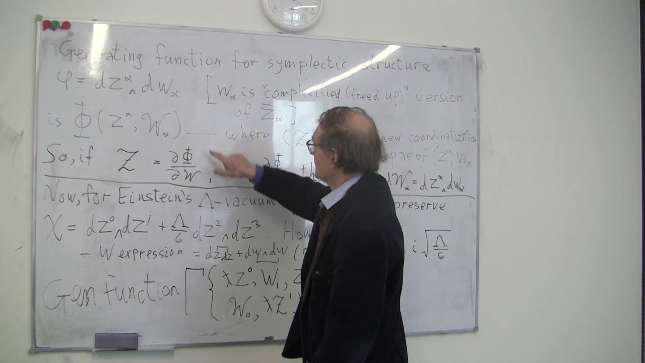 Roger Penrose - Supplement to 30 January 2018 Talk on Palatial Twistors