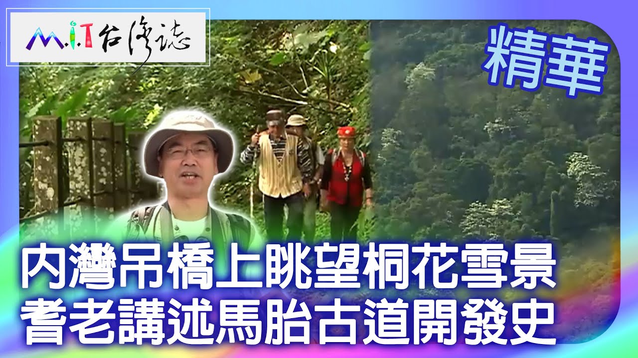 內灣吊橋上眺望桐花雪景 耆老述馬胎古道開發史｜新竹縣橫山鄉 麥覺明【@ctvmit776集】