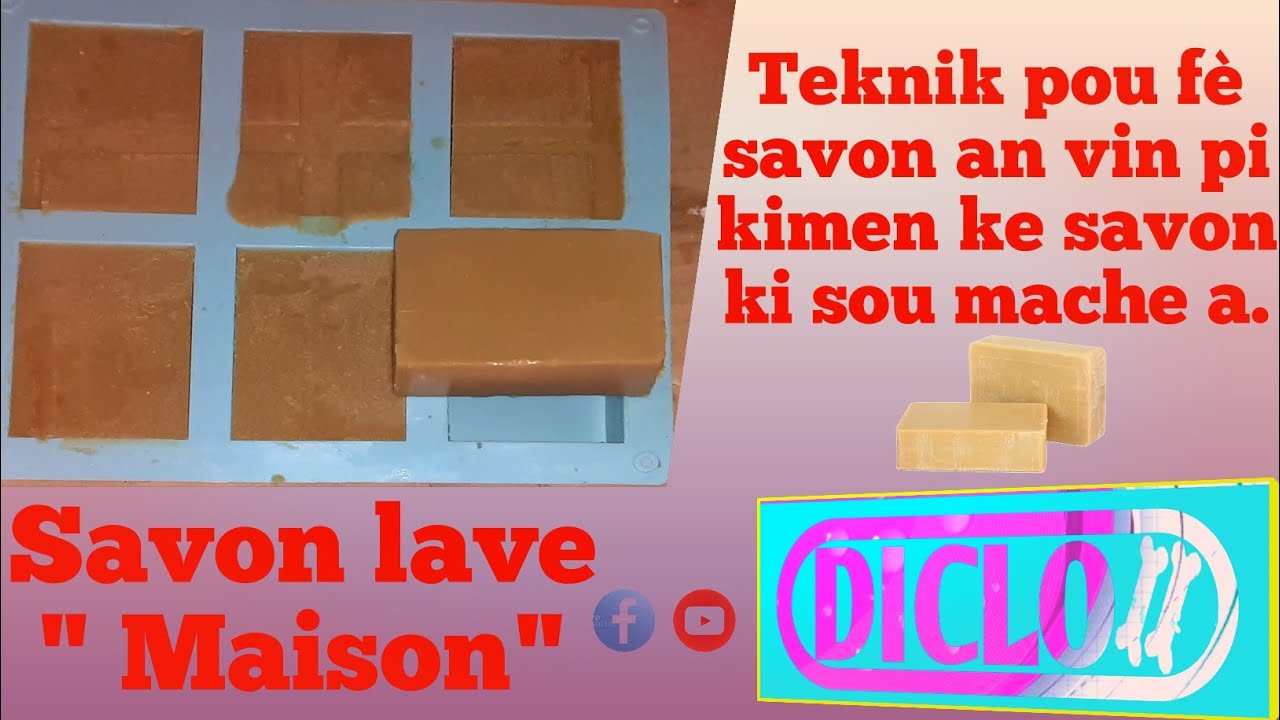kòman pou fè savon lave pi kimen ke savon lave ki sou mache a!