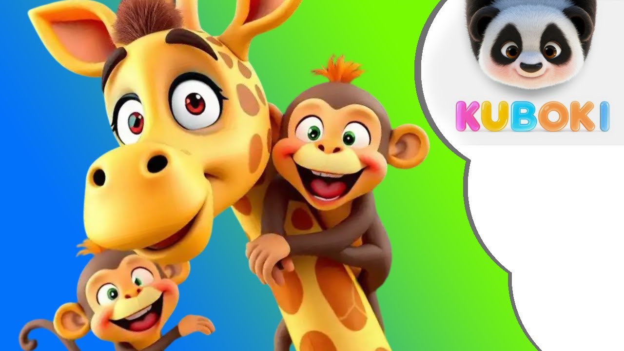 🦒✨ Tanz mit den Giraffen und den kleinen Affen | Motorisches Kinderlied