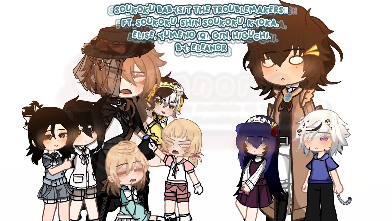 Soukoku Babysits the troublemakers!! |BSD | Soukoku | •_Eleanor_•