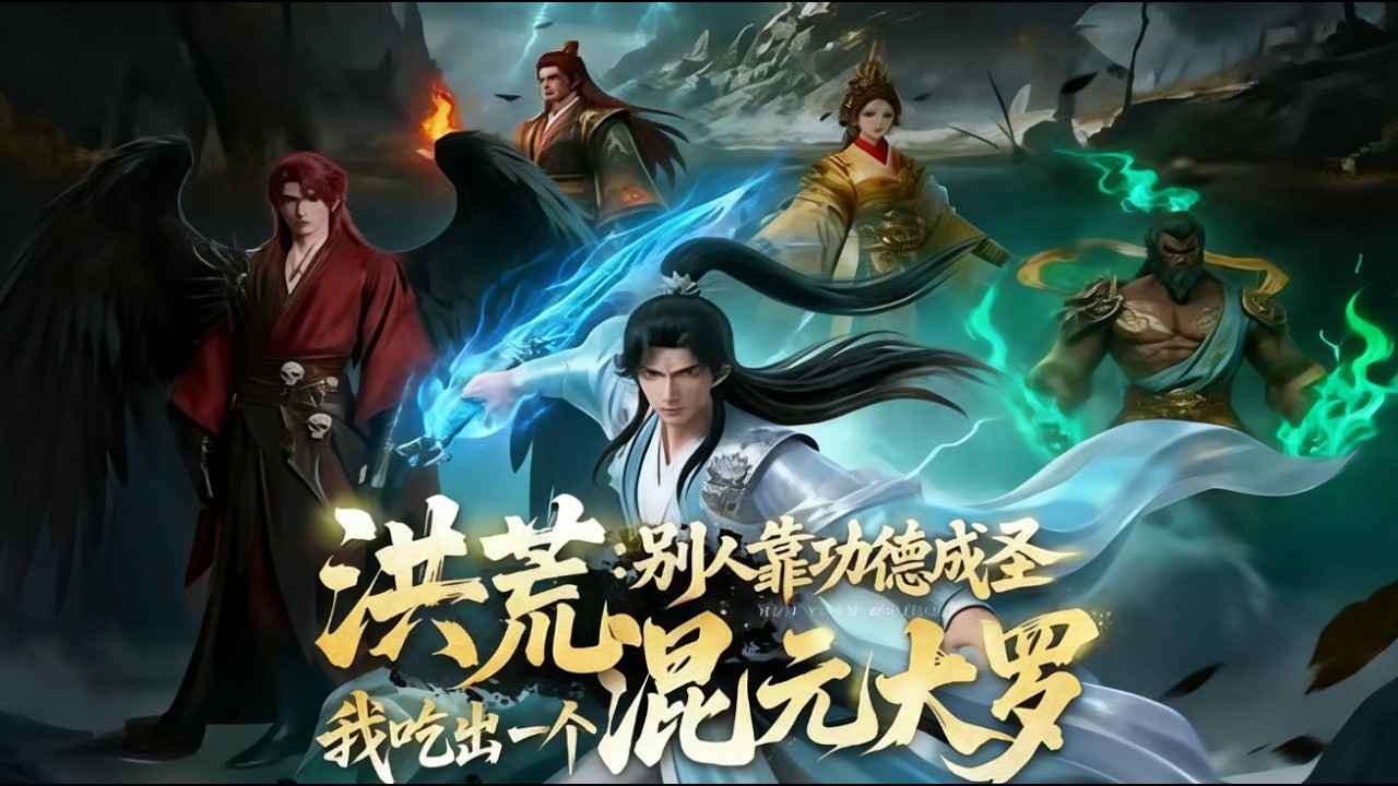 📢【完结】🔥爽剧畅享《别人靠功德成圣，我吃出一个混元大罗》第1~54集丨现代农学生白璟穿越洪荒，化身十二品净世白莲，为避被炼化的宿命，掌吞大道、拥盘古遗泽，拒绝鸿钧成圣圈套，以力证道。#漫剧  #国漫
