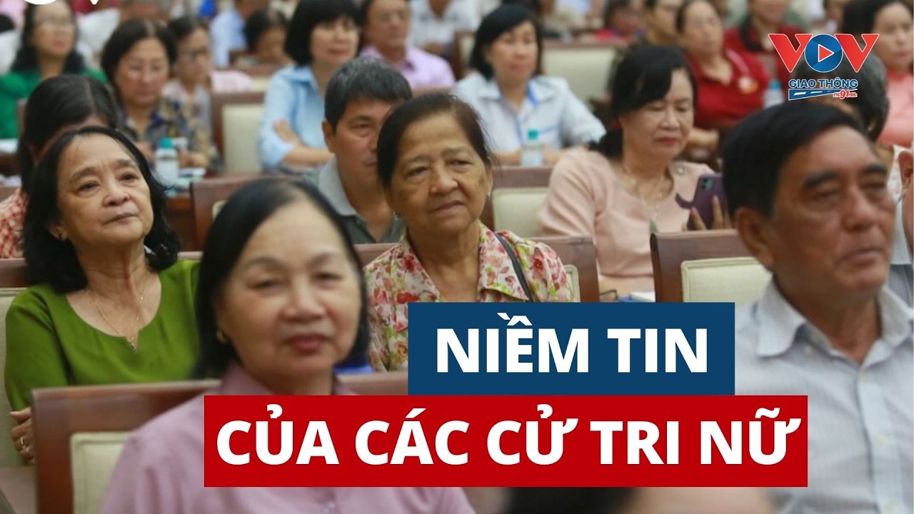 Cử tri nữ gửi trọn niềm tin kỳ bầu cử mới   #vovgiaothong #fm91