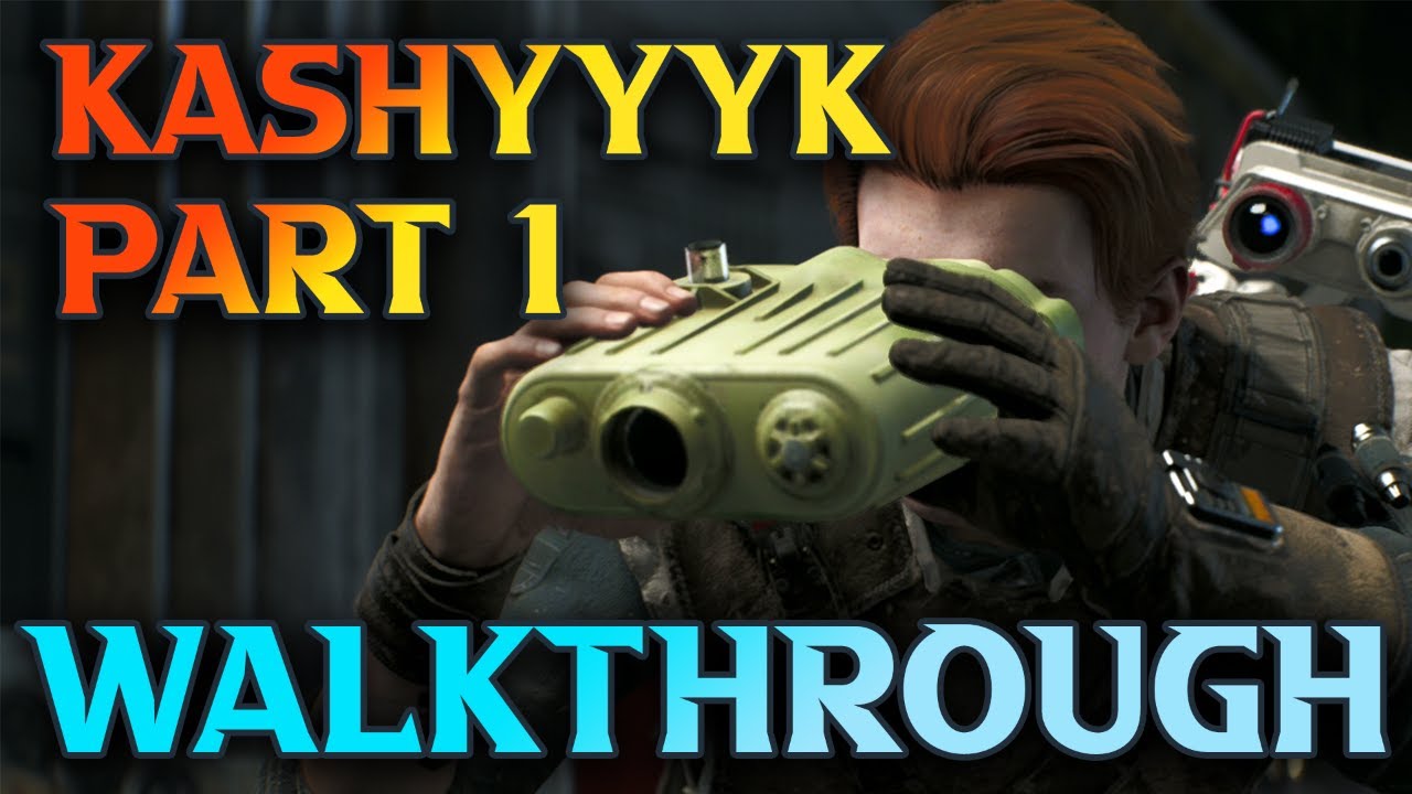 Star Wars Jedi Fallen Order Kashyyyk Walkthrough Part 1 - Imperial Refinery Explored