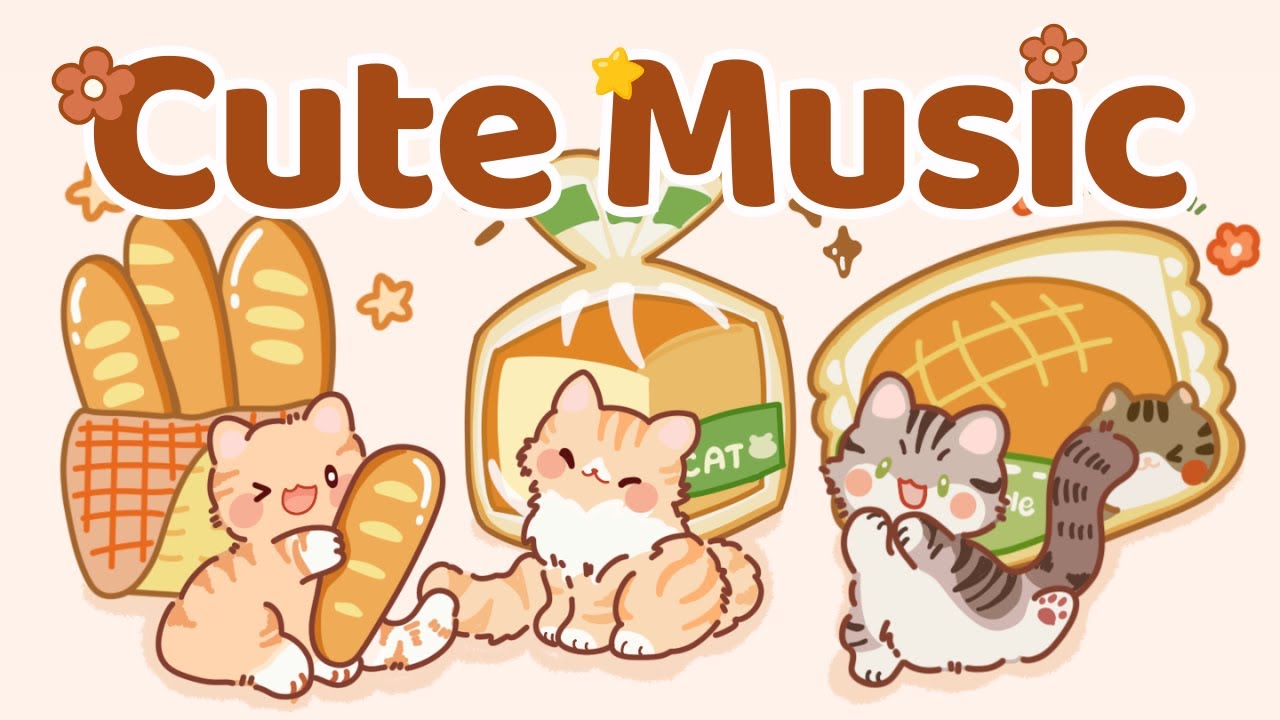 Cute Music 🍞🍈Lofi Kitty 🥖🍎2 Hour Cafe Song 🍒Stream cafe☕ cute & relaxing 🎶 Make Your Day Better