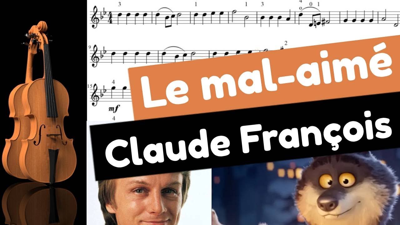 Claude François - Le mal-aimé au violon