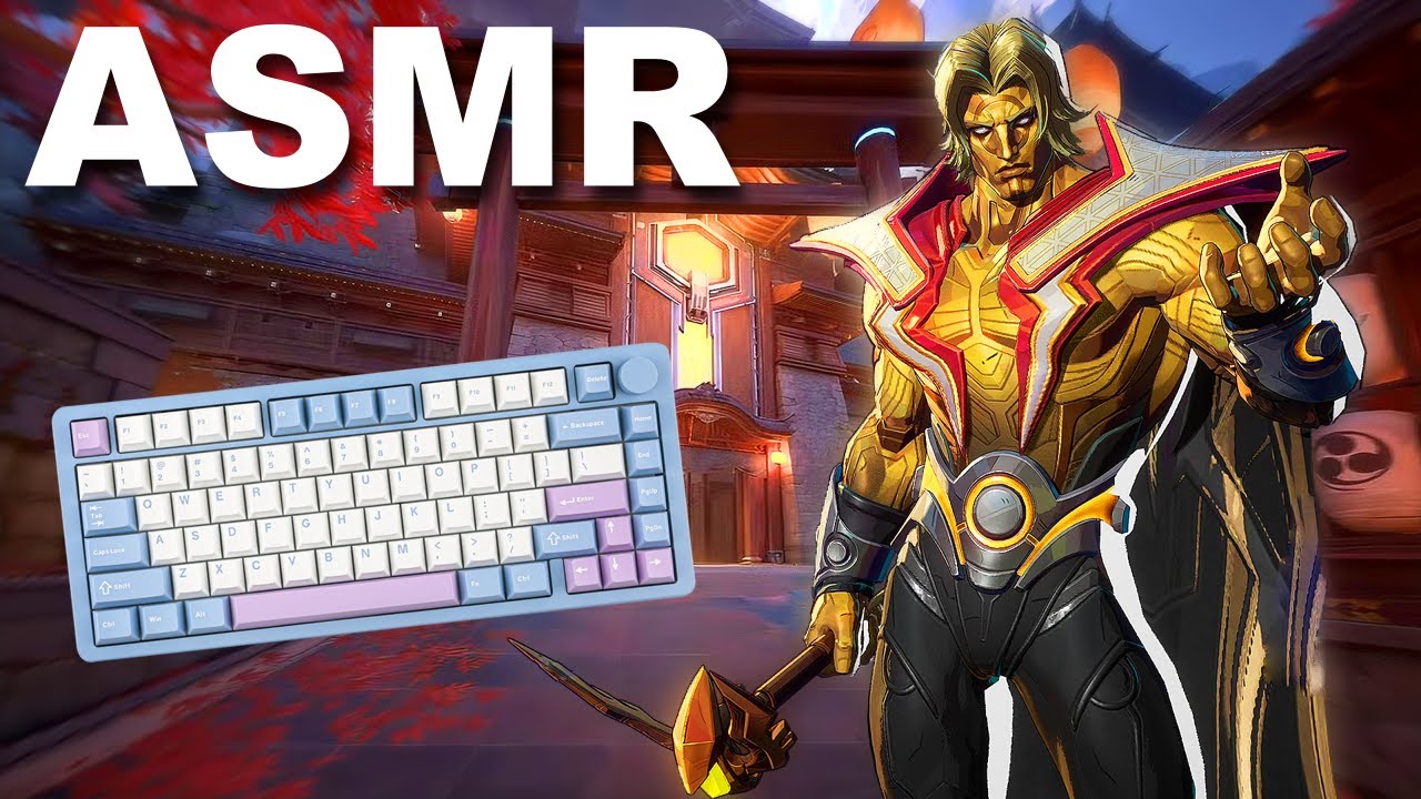 Marvel Rivals ASMR | MECHLANDS BLADE75 Unboxing, Whispering & Keyboard Sounds
