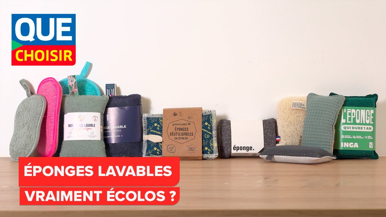 Les &eacute;ponges lavables sont-elles vraiment &eacute;colos ? I UFC Que Choisir