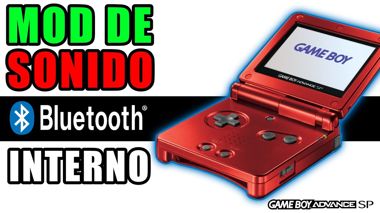 MOD sonido BLUETOOTH en GAMEBOY ADVANCE SP - EarPods, bocinas inalámbricas y mas