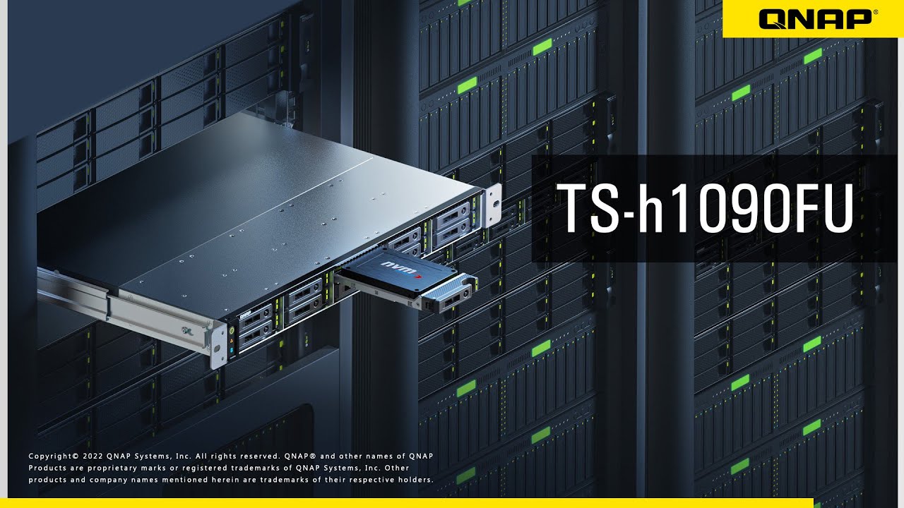 TS-h1090FU - 10 dysk&oacute;w U.2 w obudowie RACK 1U