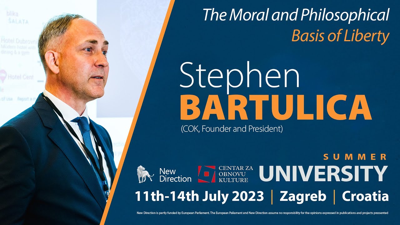 🔹THE MORAL AND PHILOSOPHICAL BASIS OF LIBERTY | Stephen Bartulica🔹