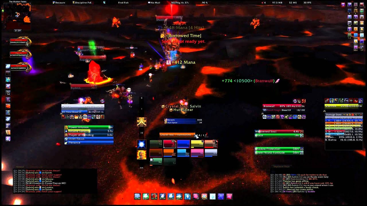 [Full HD] Prosperity Gaming vs. Shannox - 10 man Heroic - Disc Priest PoV