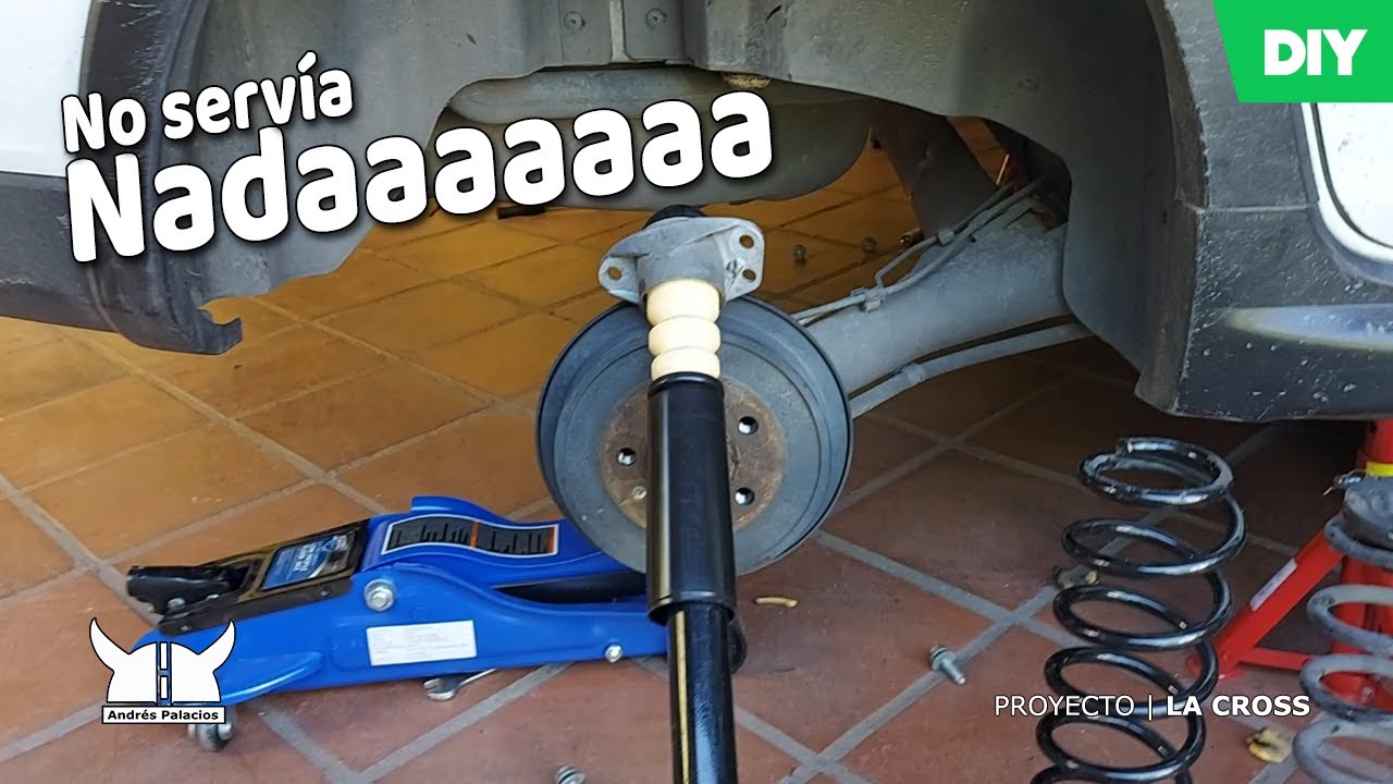 Desarmando la SUSPENSIÓN TRASERA de La Cross | VW Suran/Fox