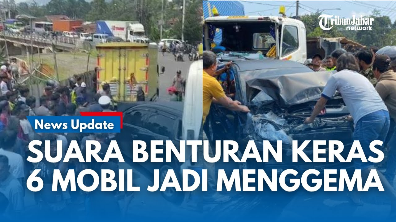 Kesaksian Aji Lihat Tabrakan 6 Mobil di Jalan Sukabumi, Warga Bantu Evakuasi: Suara Benturan Keras
