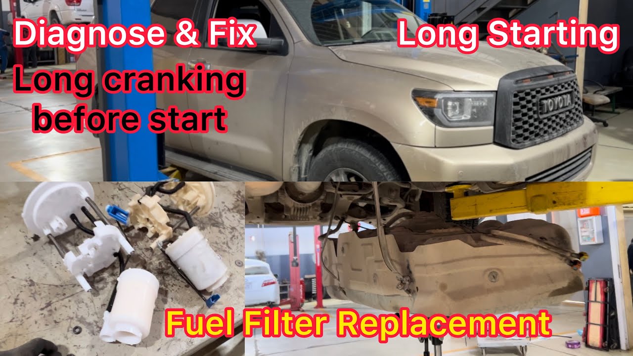 Diagnose And Fix Long Starting Problem || How do you fix a Car that Cranks too long Toyota Sequoia