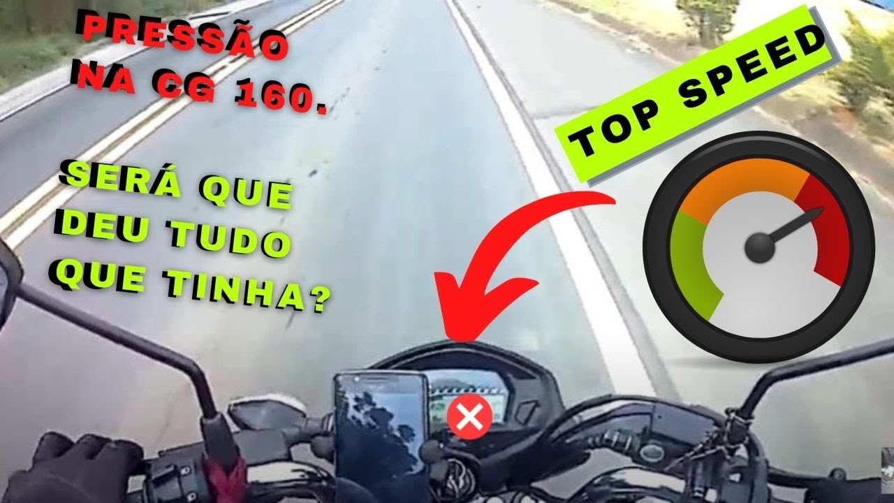 TOP SPEED DA CG FAN 160, MOTOVLOG DE MOTO, MOTOBOY ONLINE | BLACK BOY MOTOVLOG.