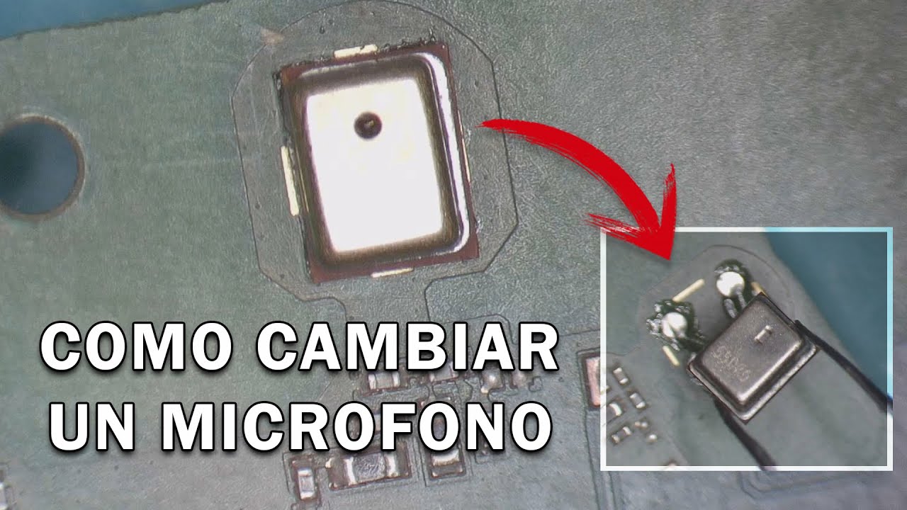 Como cambiar un Microfono