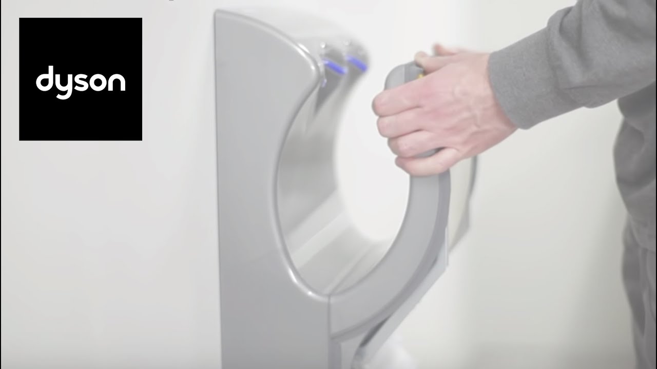 Как установить сушилки для рук Dyson Airblade AB07 и AB14