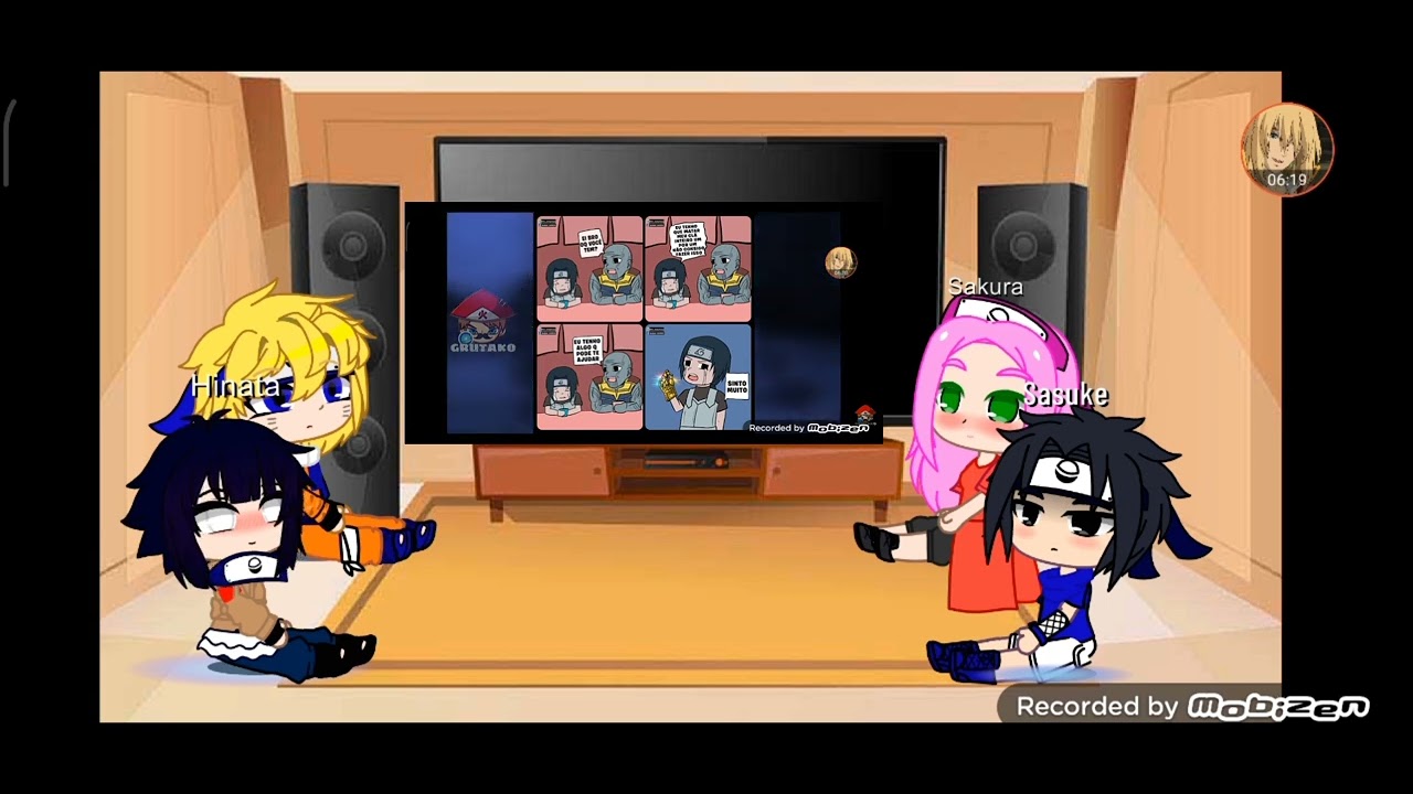 turma do Naruto reagindo a memes de Naruto @Grutako