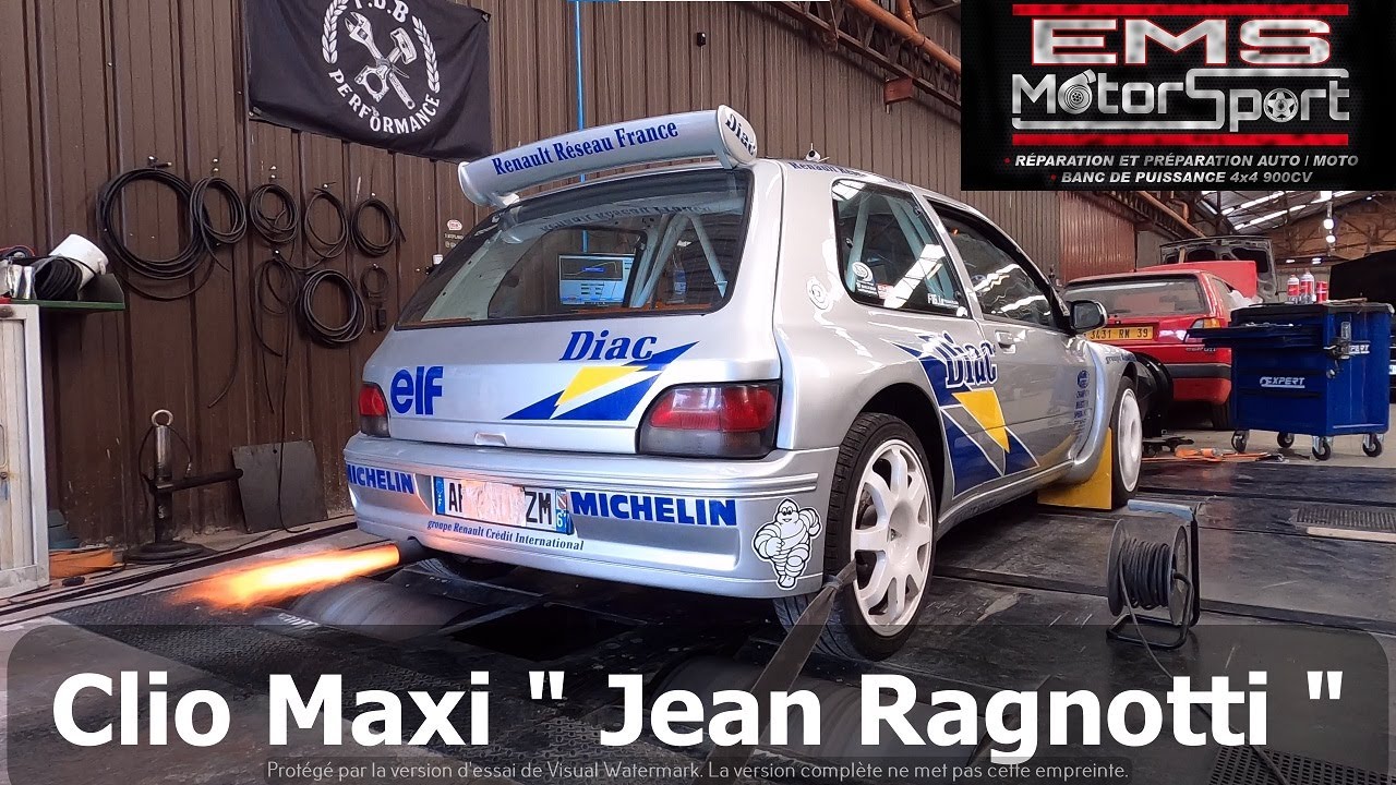 Clio Maxi : Carto sur mesure sur une légende des rallyes !!
