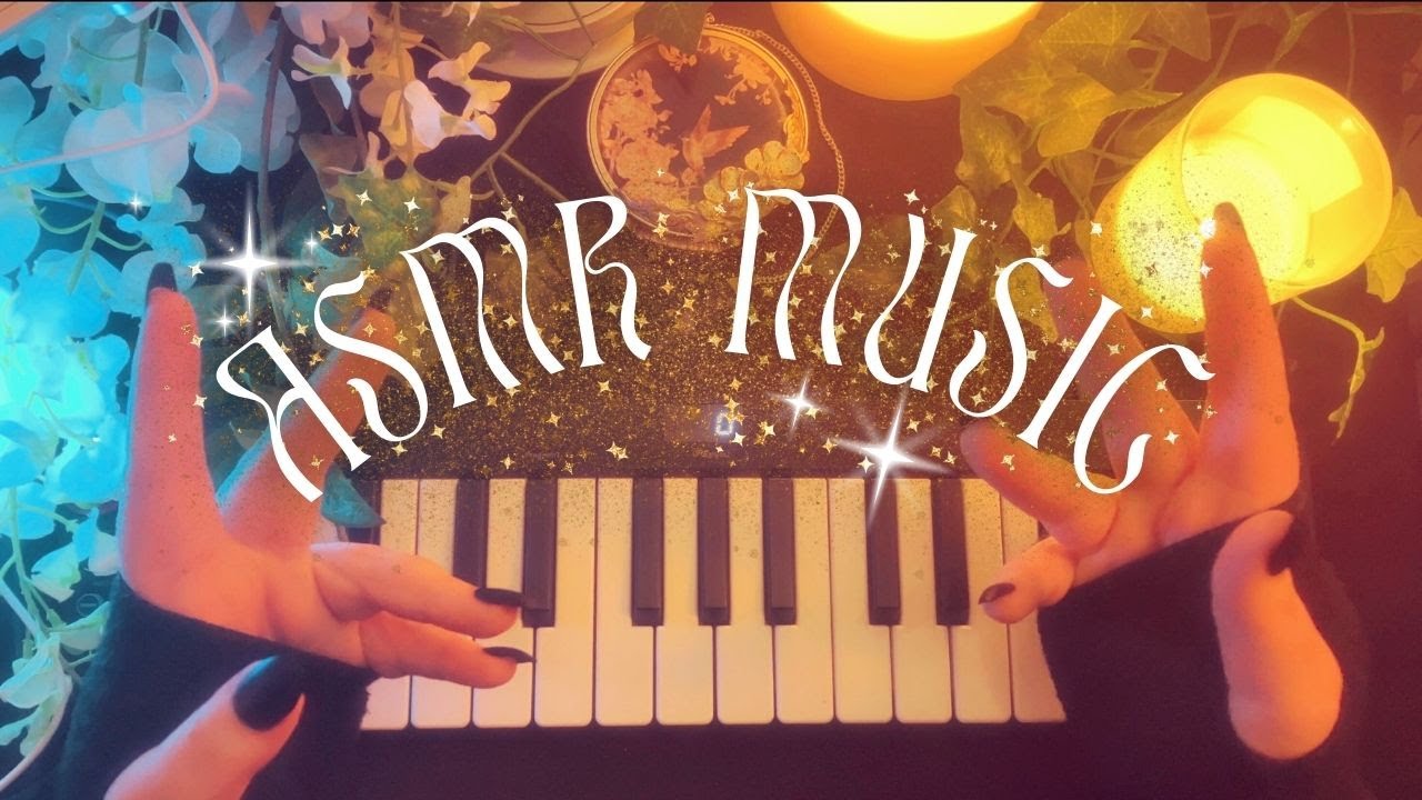 let me play music for you until you fall asleep 🌙☁️  | gentle ambient piano asmr (w/ rhythmic taps)