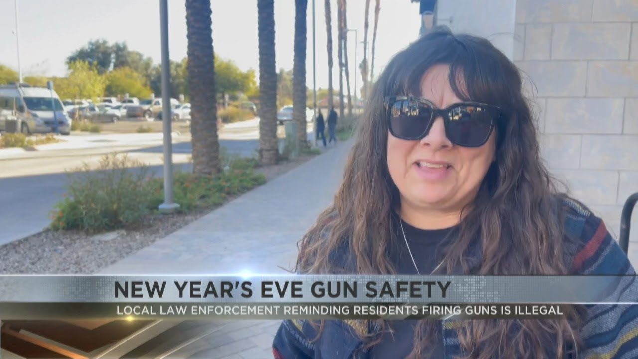 New Year's Eve gun safety, a reminder shooting gun in air is illegal
