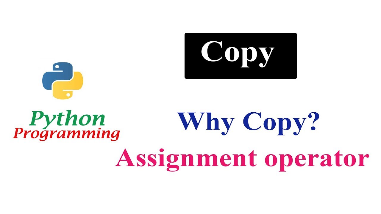 Python Tutorials - Copy | Part 1 | Assignment Operators | Example