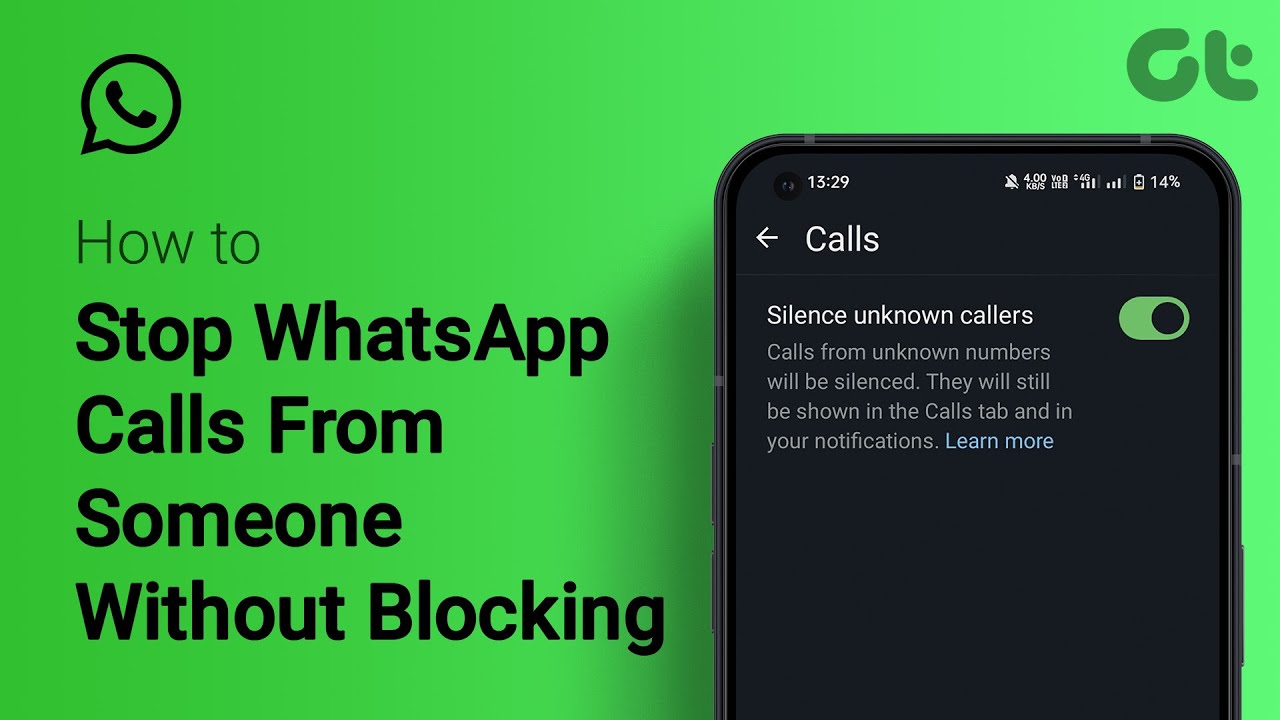 Как остановить звонки в WhatsApp от кого-либо без блокировки | Остановка нежелательных звонков в ...