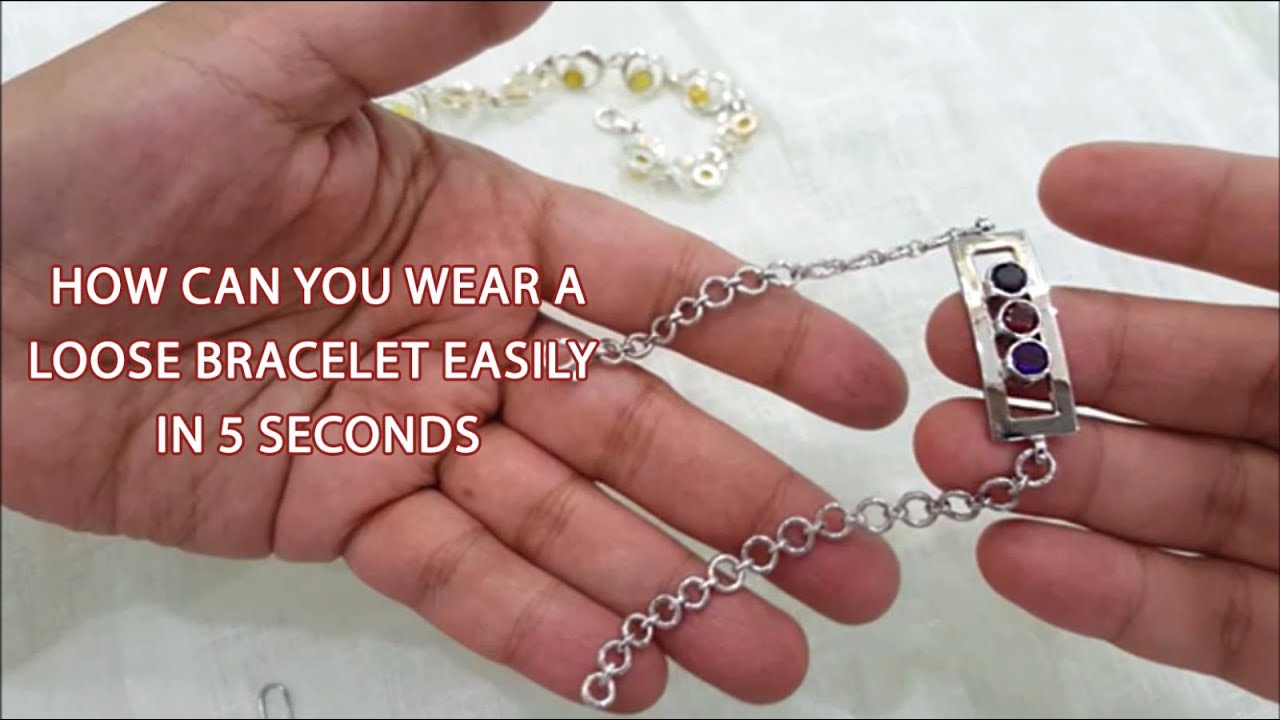 How to wear a loose bracelet in just 5 seconds by Nafisa Designs