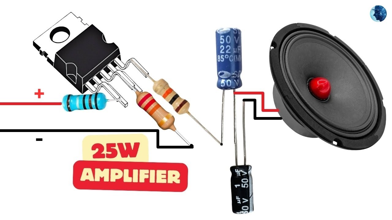 How To Make  Amplifier TDA2040 / TDA2050