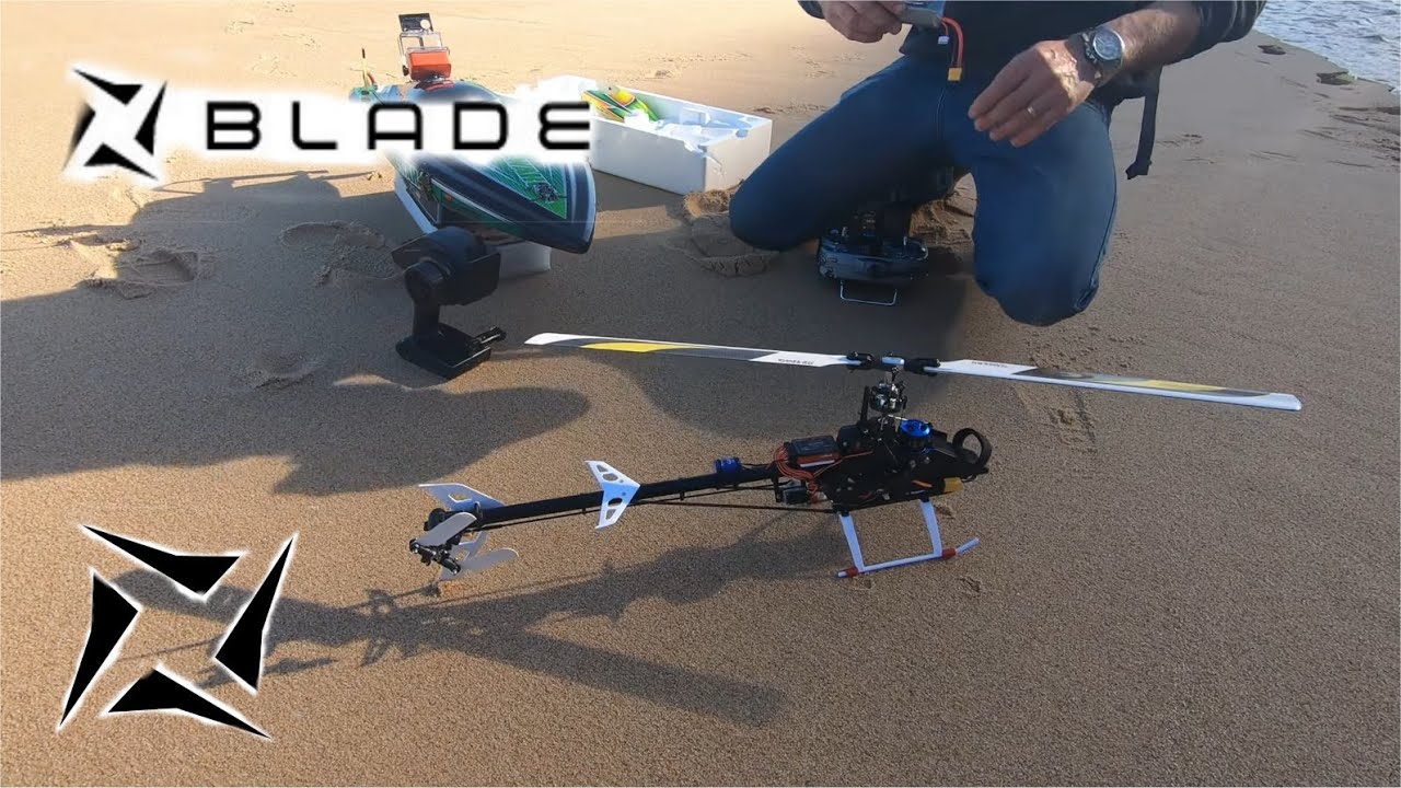 Blade 330s CRASH at the end! Wrong set of Blades and wrong throttle setup!